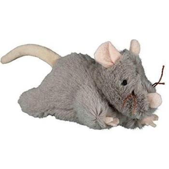 Trixie Ratón Peluche con Sonido, 15 cm, Gato