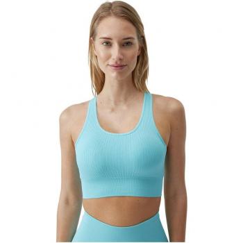 Top de mujer Kalindi Born Living Yoga - Sujetador azul turquesa - Talla M