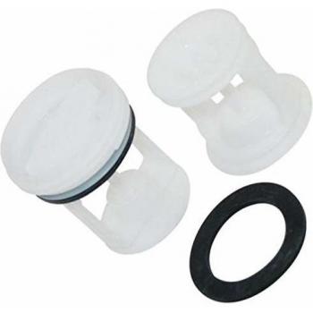 Tapón/filtre de bomba de desagüe para lavadora C00141034 - Compatible con ARISTON, HOTPOINT, INDESIT, WHIRLPOOL y BAUKNECHT
