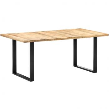 Solid Mango Wood Dining Table 180x90x76 cm