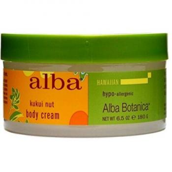 Alba Botanica Kukui Nut Body Cream 6.5 Ounce