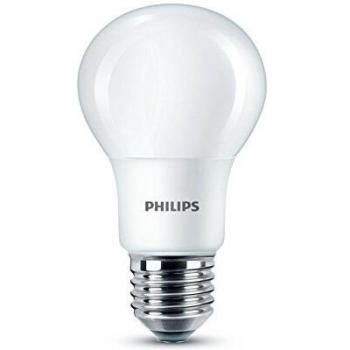 Philips Bombilla LED esférica E27, 8 W equivalentes a 60 W en incandescencia, 806 lúmenes, luz blanca cálida