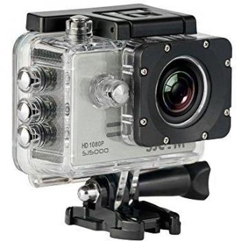 SJCAM SJ5000 (versión española) - Videocámara deportiva (LCD 1.5'', 1080p, 30 fps, sumergible hasta 30 m), color plata