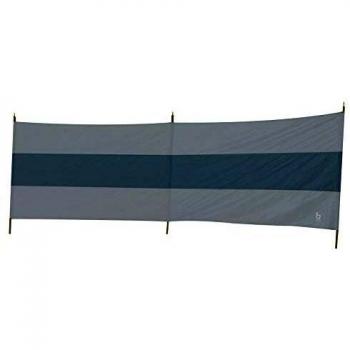 Bo-Camp Brendan Paravientos de Camping 2 Partes Gris y Antracita 335x120cm