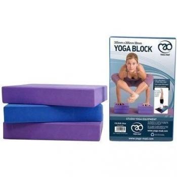 Fitness-Mad Full Yoga Brick Block - 2 Inch Support for Yoga