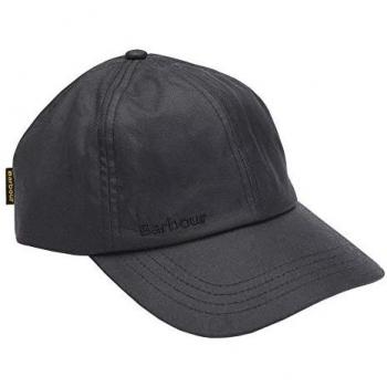 Barbour Men's Black Wax Sports Cap - One Size