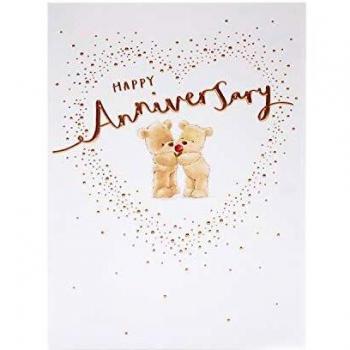 Tarjeta de felicitación de aniversario de boda