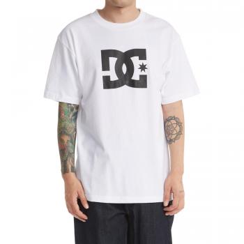 Camiseta DC Shoes DC Star Hss para Hombre - Camiseta de manga corta, color negro, logo gráfico en el pecho, 100% algodón, corte clásico