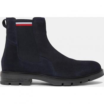 Botines de hombre en ante con cinta distintiva Tommy Hilfiger