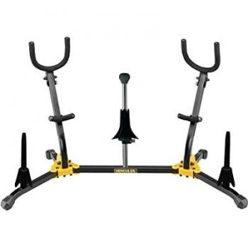 Hercules Stands DS538B - 2x Alto/Tenor & Soprano Stand, 2x Clarinet/Flute Pegs