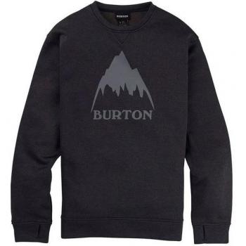 Burton Men's Oak Pullover Crew True Black Heather
