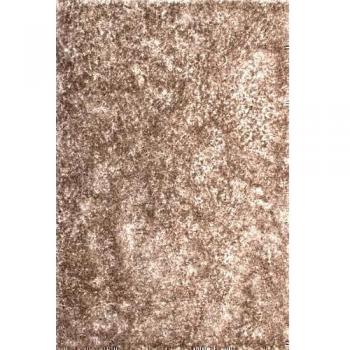 Alfombra de pelo largo Lille hecho a mano marrón plata diferentes tamaños diferentes tamaños, 60 cm_x_110 cm