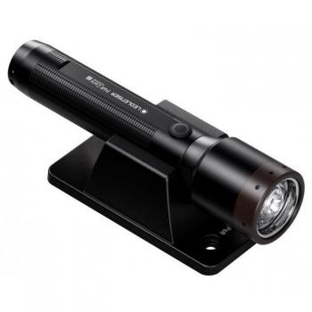 Soporte de carga y cable magnético Led Lenser P6R CORE-SIGNATURE gris oscuro