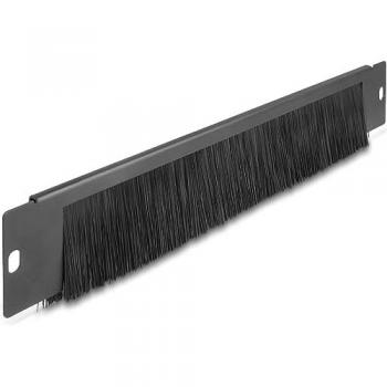 Tira de cepillo universal 350 x 55 mm negra para rack, accesorios de servidor