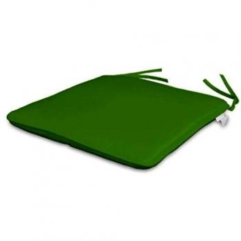Par de cojines para asiento 28 x 28 cm color verde anis