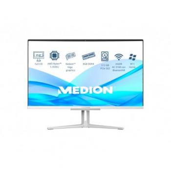MEDION AKOYA E23301 MD62202 - PC All in One con Procesador AMD Ryzen™ 5 3500U, Pantalla de 23.8, 8GB RAM, 512GB SSD y Windows 11 Home