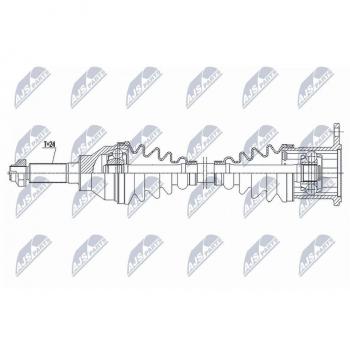 Árbol de transmisión NTY NPW-SU-048 con características mejoradas