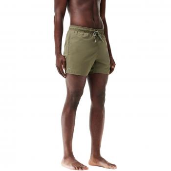 Bañador Lacoste Verde para Hombre de Secado Rápido