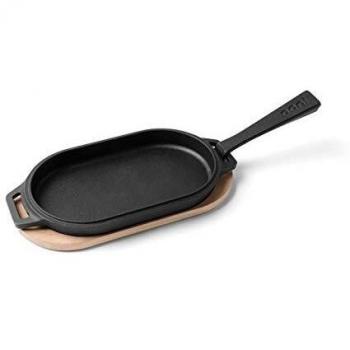 Ooni Cast Iron Sizzler Pan - Cast Iron Sizzler Plate - Ooni Cast Iron Pan - Cast Iron Pizza Pan - Ooni Pizza Oven Accessories