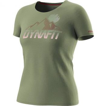 Camiseta Dynafit Transalper Graphic manga corta mujer color verde laurel - Talla L