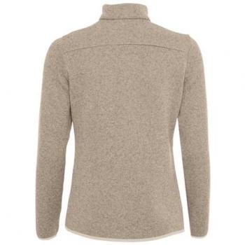 VAUDE Women's Rienza IV Full Zip Fleece Jacket in Linen, Size 42