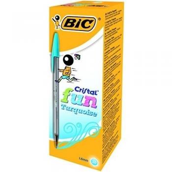 BIC Cristal Fun bolígrafos Punta Ancha