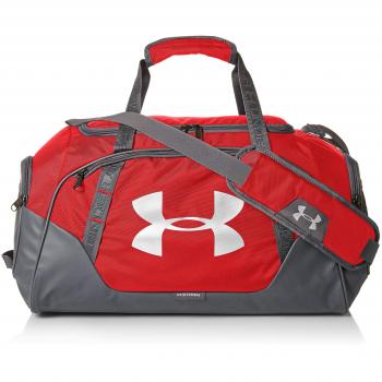 Under Armour Undeniable Duffle 3.0 SM Bolsa Deportiva, Unisex Adulto, Rojo, Talla Única