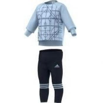 adidas I Mm G Sweatset Sudadera, Niños, Azul
