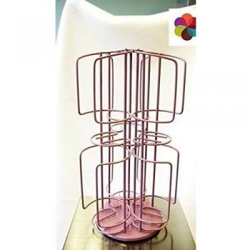 Carousel-/Carrusel de T de Disc Soporte, 2niveles por eso también válido para 6Variedades para 48t de discos 2bahías también para mayor T de Dics nutztbar Soporte para cápsulas de café, color morado