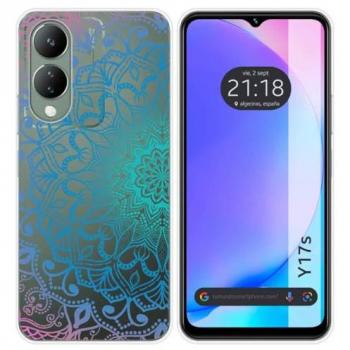 Funda de Silicona Transparente Mandala para Vivo Y17s