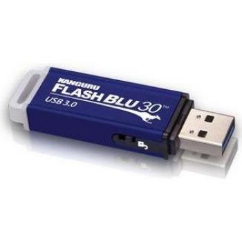 Pendrive Kanguru ALK-FB30-16G USB 3.2 Gen 1 (3.1 Gen 1) de 16 GB con Interruptor de Protección contra Escritura, Color Azul