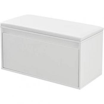 Banco zapatero Degerfors con cajón 80x39x45 cm - Blanco