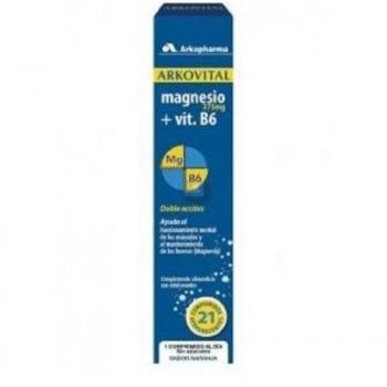 Arkovital Magnesio Vitamina B6 21 Comprimidos Efervescentes