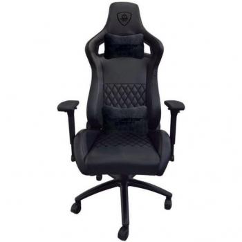 Keep Out XSPRO Hammer Silla Gaming Negro Cuero Sintético de Alta Calidad Elevador 80mm Reposabrazos 4D Ruedas de PU 50mm