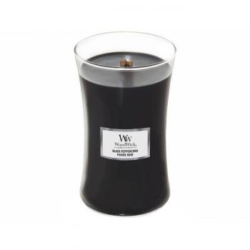 WoodWick - Vela Perfumada Black Peppercorn 609 g unisex con fragancia de pimienta negra, diseño en tarro grande