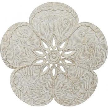 Cuadro de Pared Floral en Madera MDF (120 x 2 x 118 cm)