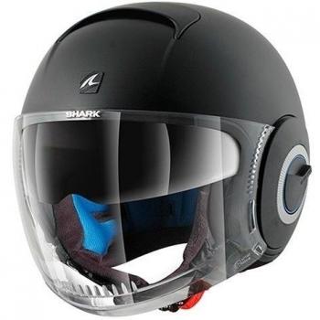 Shark Shark Nano Casco Jet, Negro Mate, M