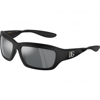 Dolce & Gabbana DG6191 25256G Unisex Squadrata Nero Sunglasses