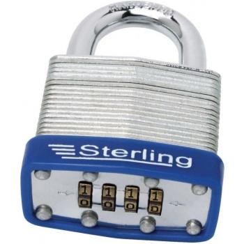 Sterling 46mm 4-Dial Combinación Seguridad Mediados Lock Candado laminado