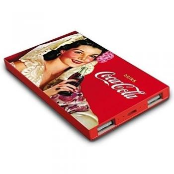 Coca-Cola Power Bank 4000MA Plana USBx2 Acabado P7