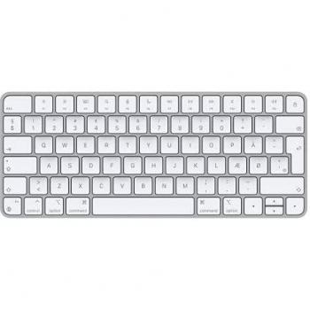 Teclado Mágico Apple Bluetooth USB Danés Aluminio Blanco