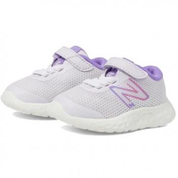 Zapatillas Running New Balance 520v8 para Niños, Color Lila, con sistema de cordones elásticos Bungee Lace y diseño unisex