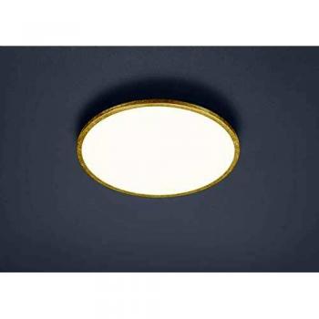 Lámpara de Techo LED Dimmable Redonda en Oro 20W 1800lm