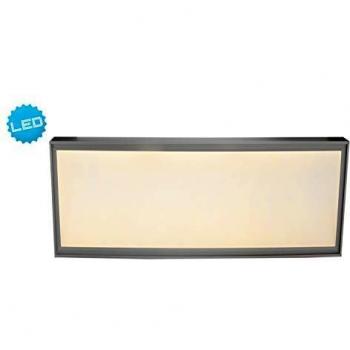 Panel LED Diversity de Aluminio 60x30cm, Luz Cálida 3000K, Deckenleuchte y Wandleuchte