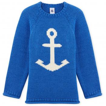 Petit Bateau Pull 2553053, Suéter para Bebés, Blau