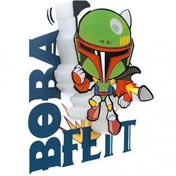 Lampara led 3D Pared Boba Fett Star Wars Disney Mini