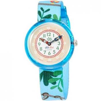 Flik Flak Reloj Analógico para Nios de Cuarzo con Correa en Tela FBNP112