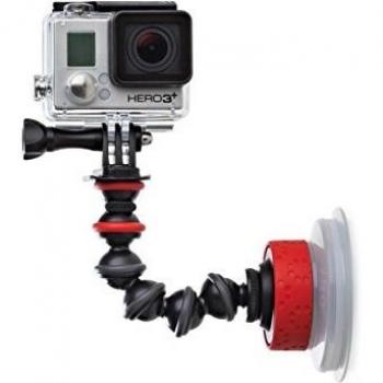 JOBY GorillaPod - Brazo Flexible y Ventosa para Cámara, GoPro, 360 y Otras Cámaras de Acción, JB01329-BWW