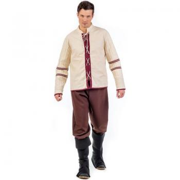 Disfraz de Campesino Medieval Beige para hombre - BB Carnival