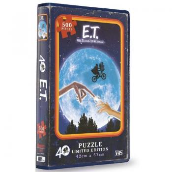 Puzzle 500 Piezas VHS Tiburón Edición Limitada, Color Negro, Estándar